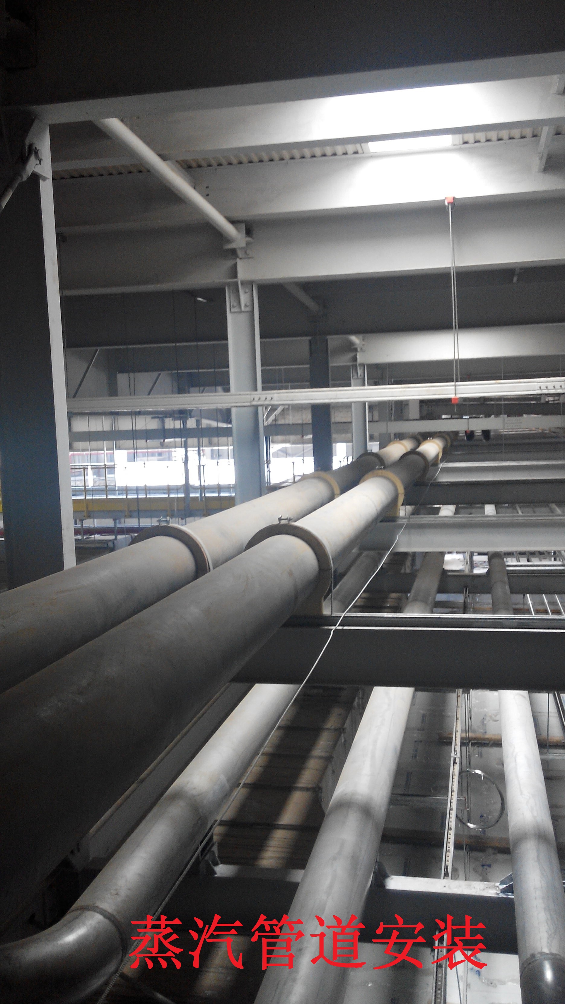 正大食品车间用蒸汽管道系统安装