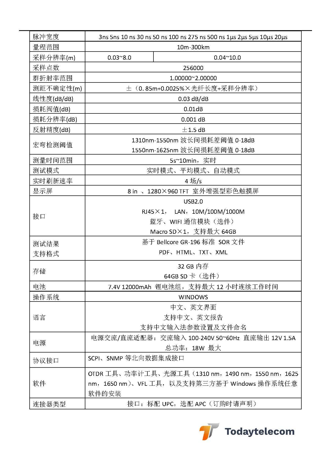JX-9000光时域反射仪