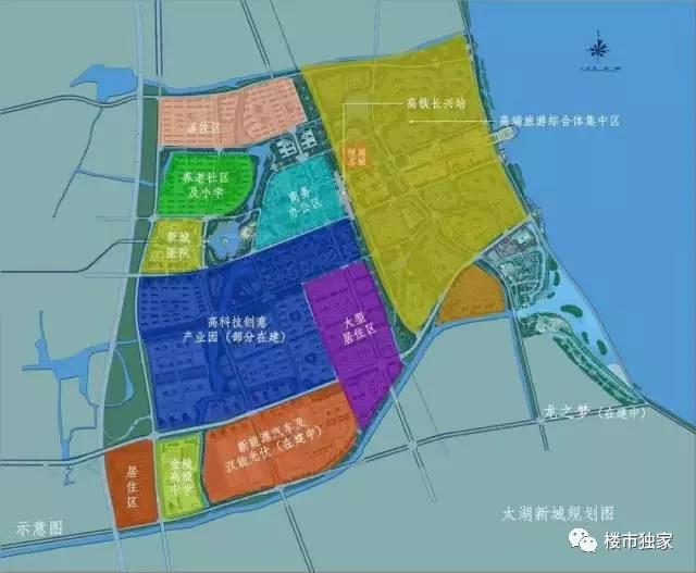 把眼光放在长兴乃至整个湖州市内,在众多区域中 湖州南太湖新区的