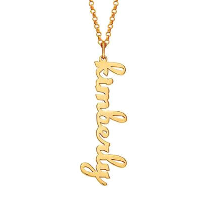 Personalized Name Plate Necklace Supplier Custom Made Name