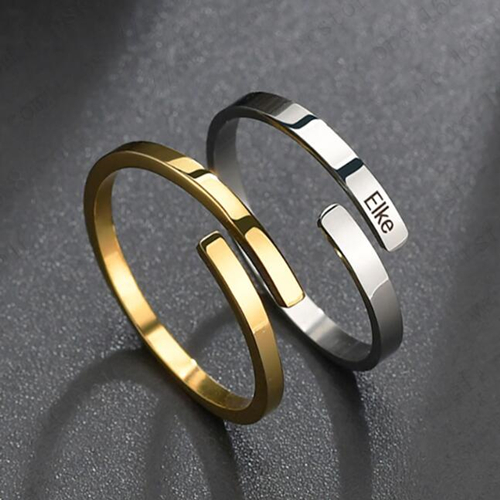 two row name ring