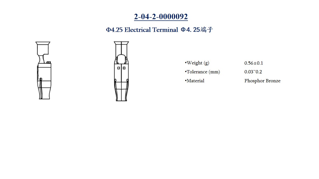 4.25 端子 Electrical Terminal