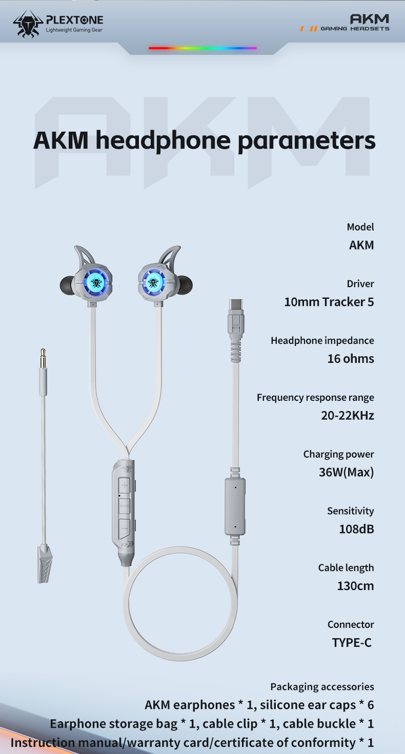 AKM HIFI GAMING HEADPHONES