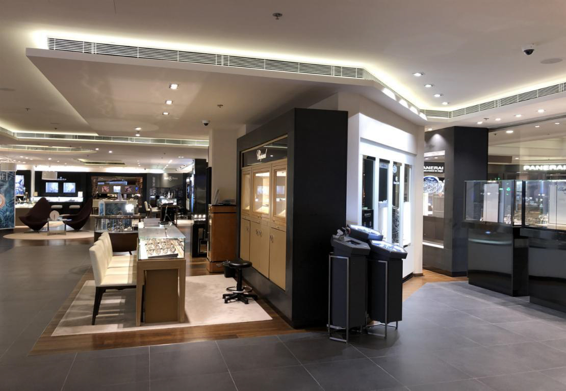 watch store interior