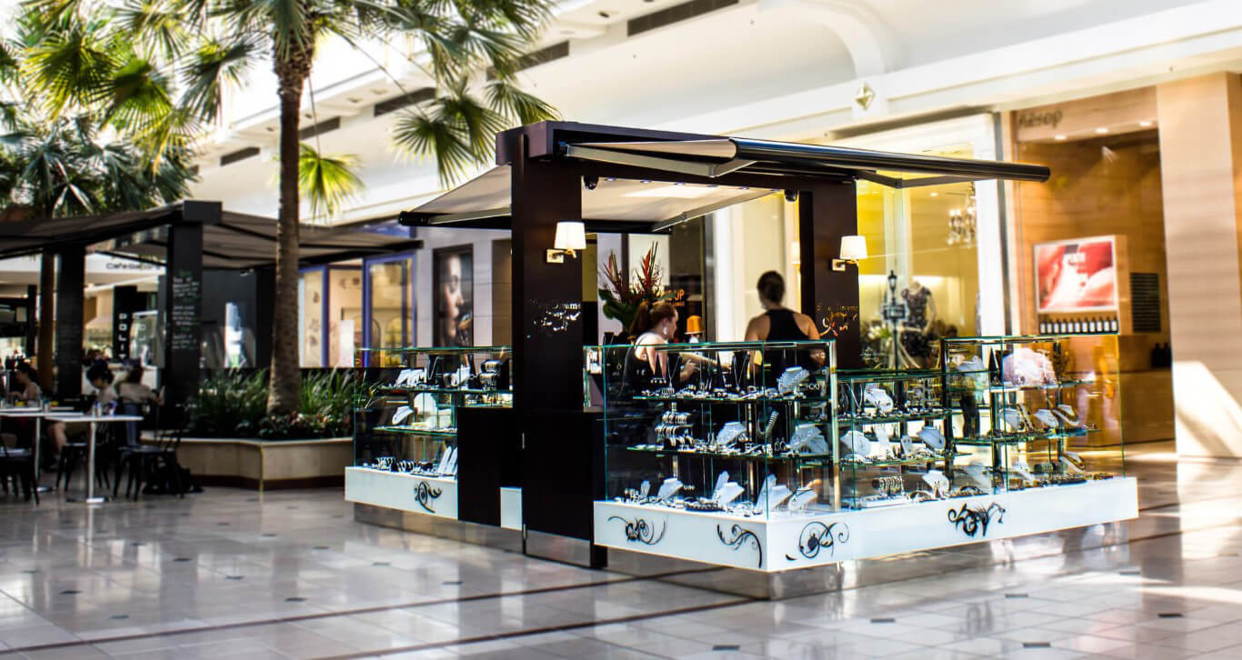 silver kiosk, jewellery kiosk