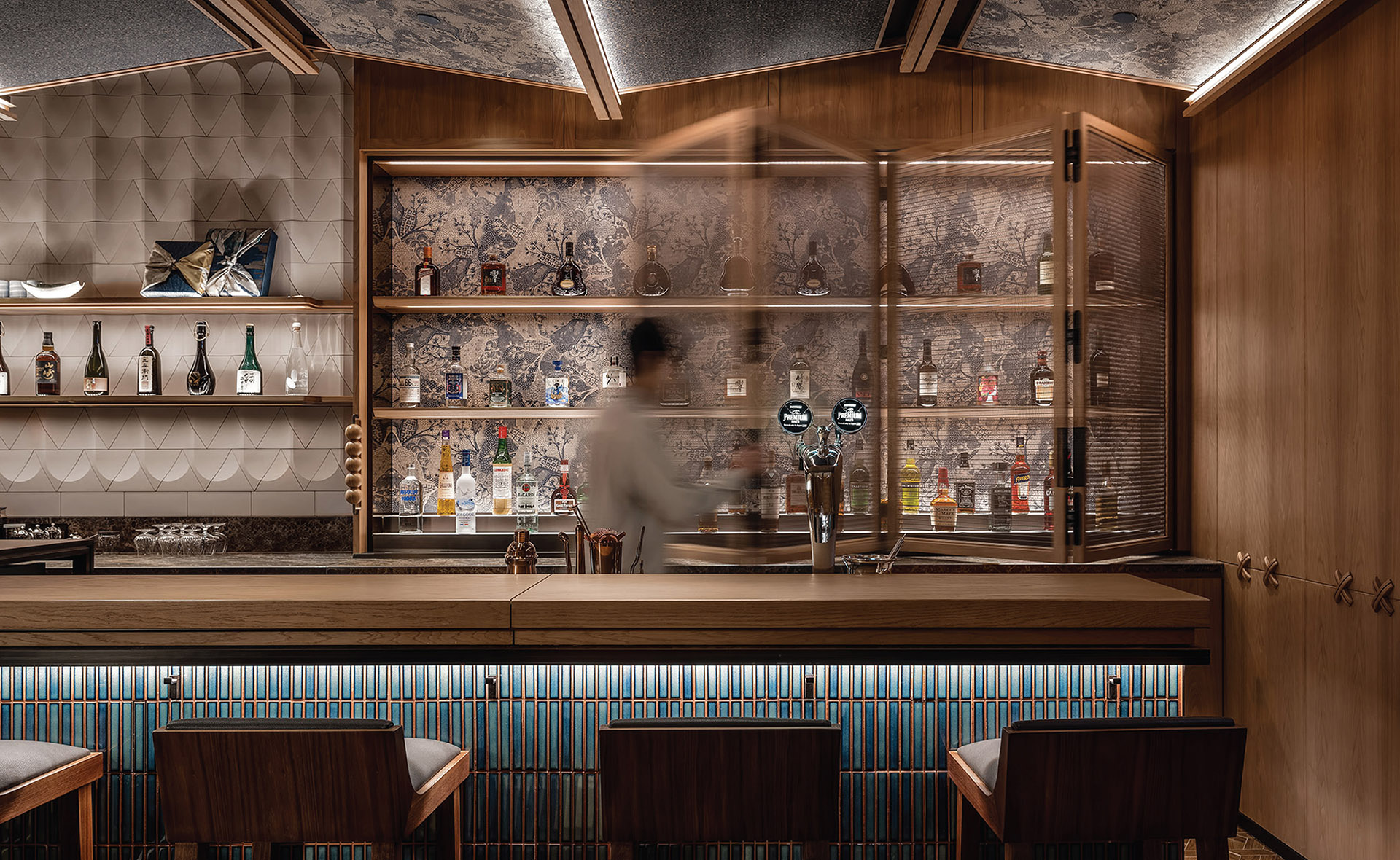 wine display cabinet