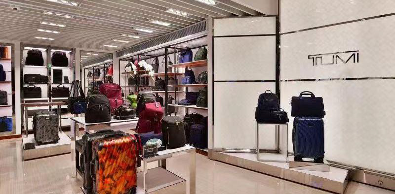 luggage shop interior