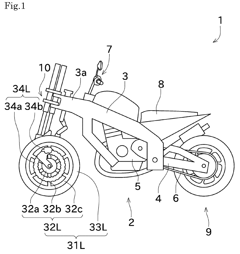 新款 机车 摩托车 三轮摩托车 川崎