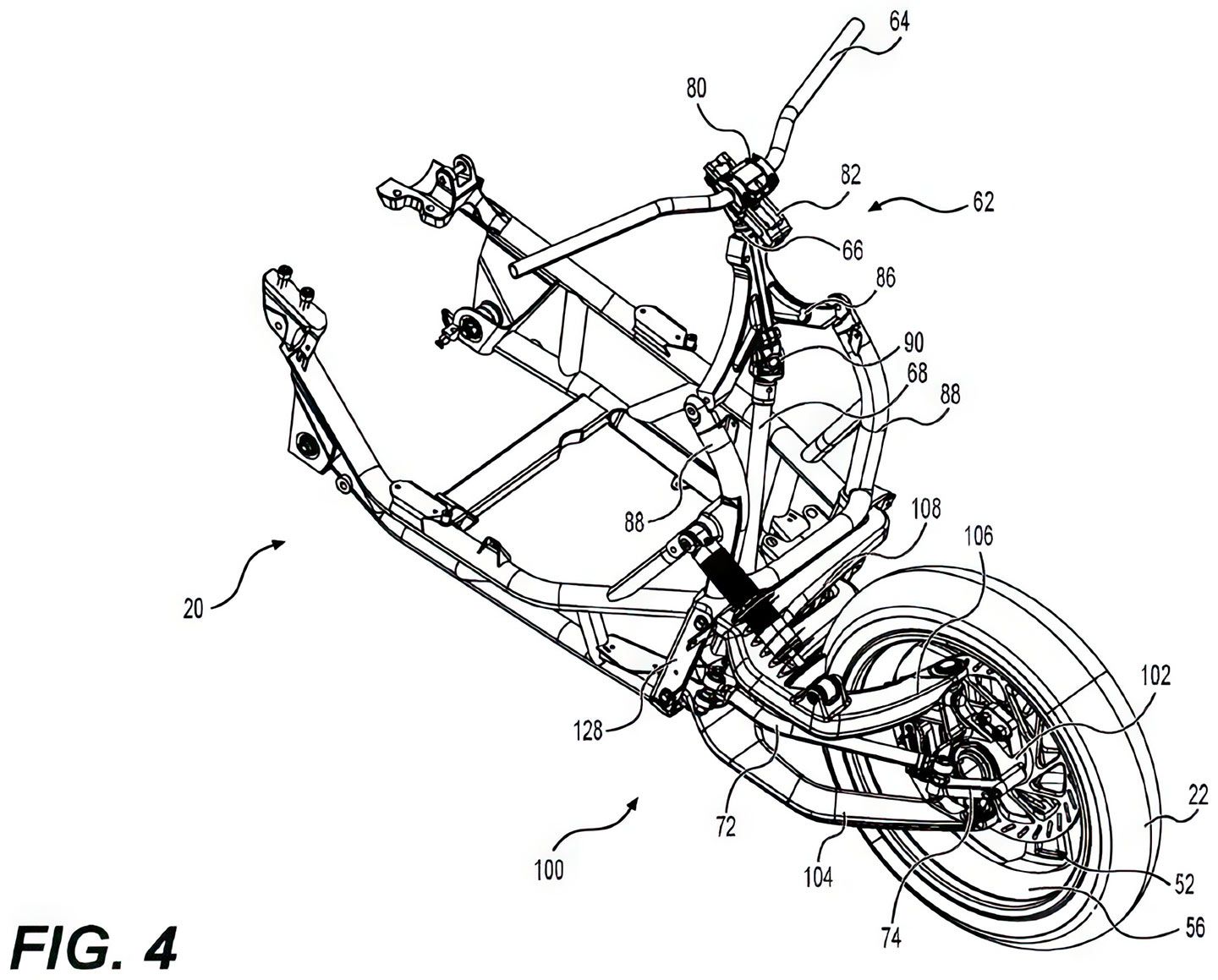 新款 机车 摩托车 专利图 Can-Am Ryker