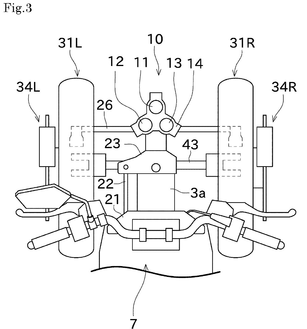新款 机车 摩托车 三轮摩托车 川崎
