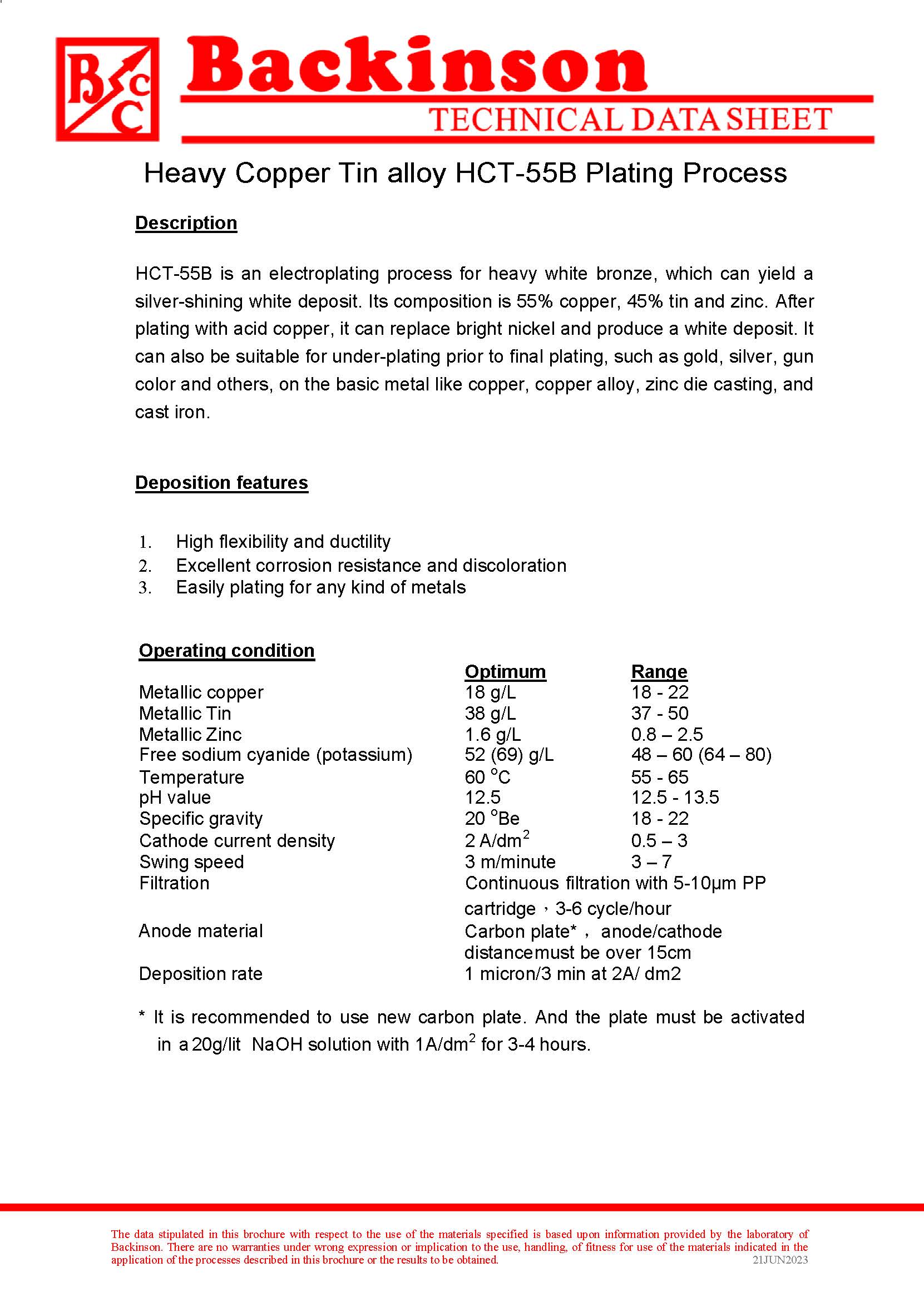 Lead Free Heavy White Bronze Alloy HCT-55B