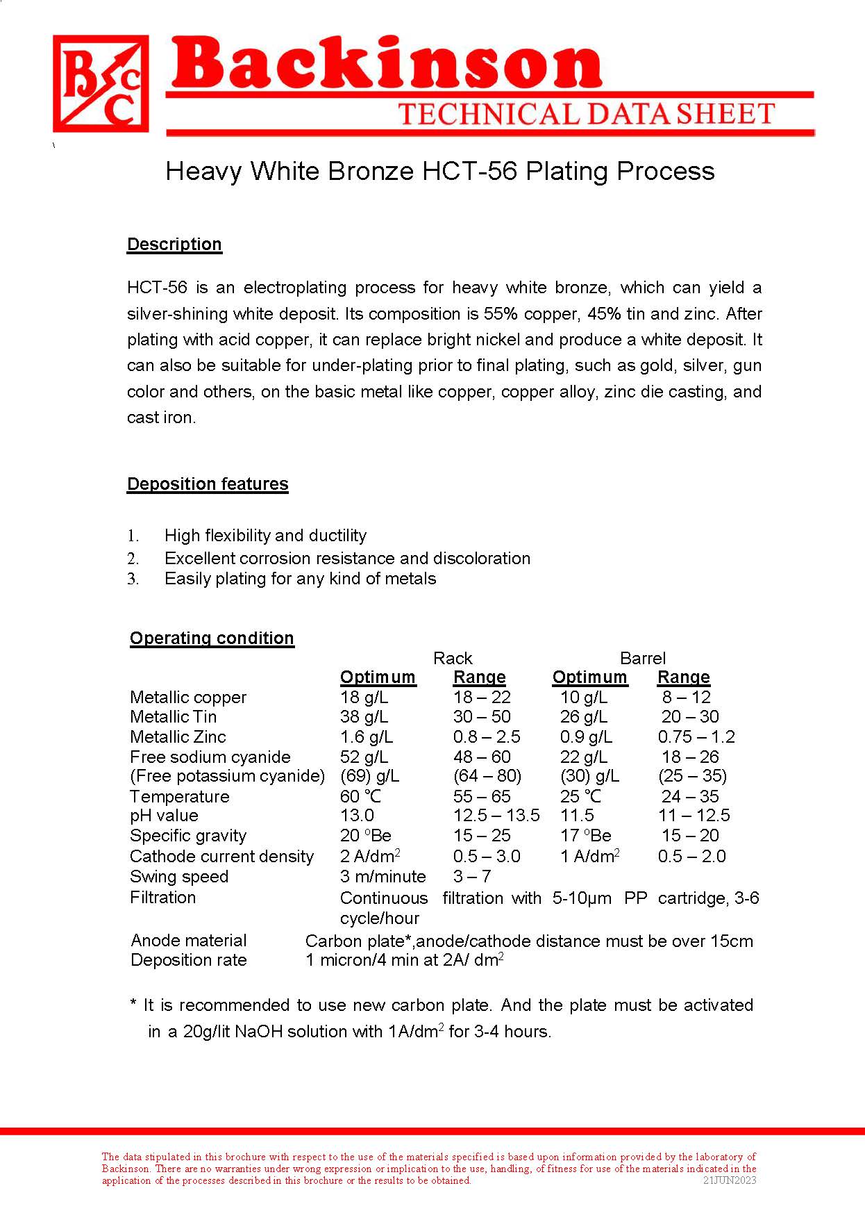  Lead Free Heavy White Bronze Alloy HCT-56