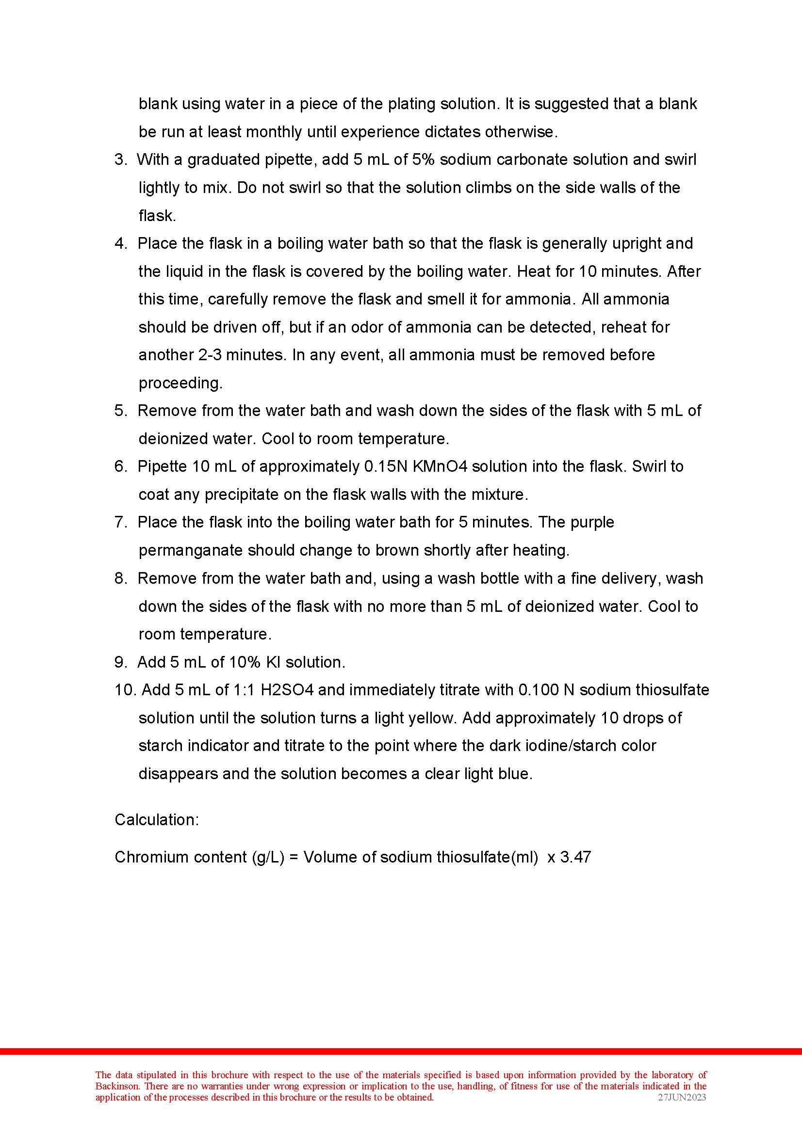  Trivalent Chromium Cr5200