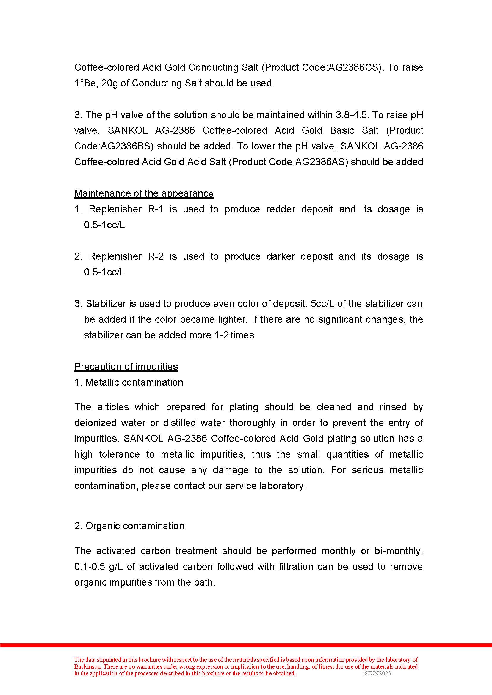 Coffee Colored Acid Gold AG-2386