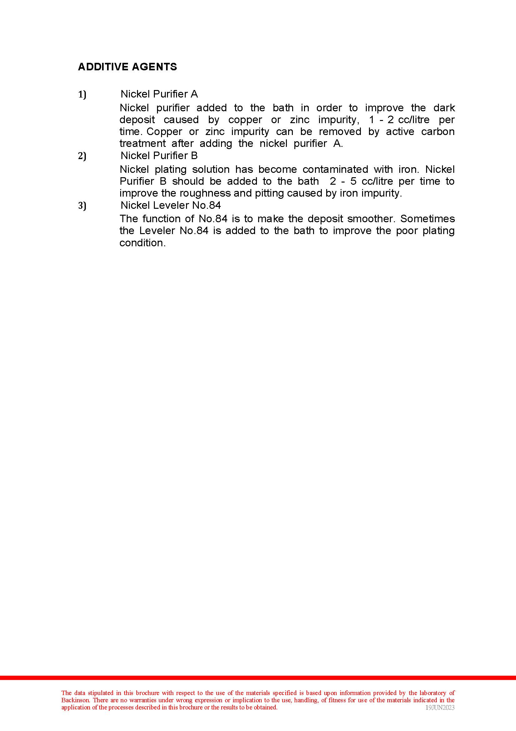 BRIGHT NICKEL No.110