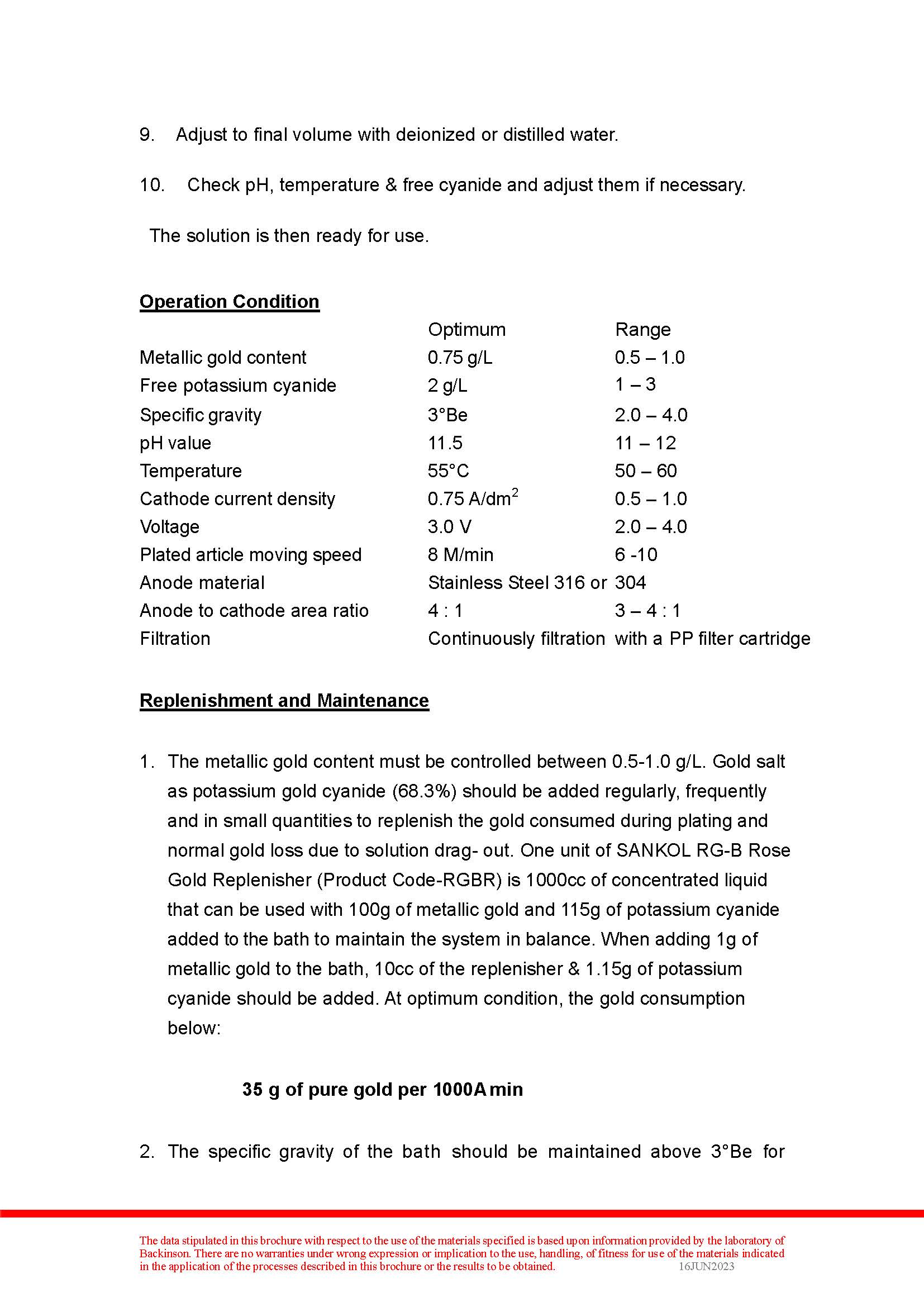 SANKOL RGB Rose Gold