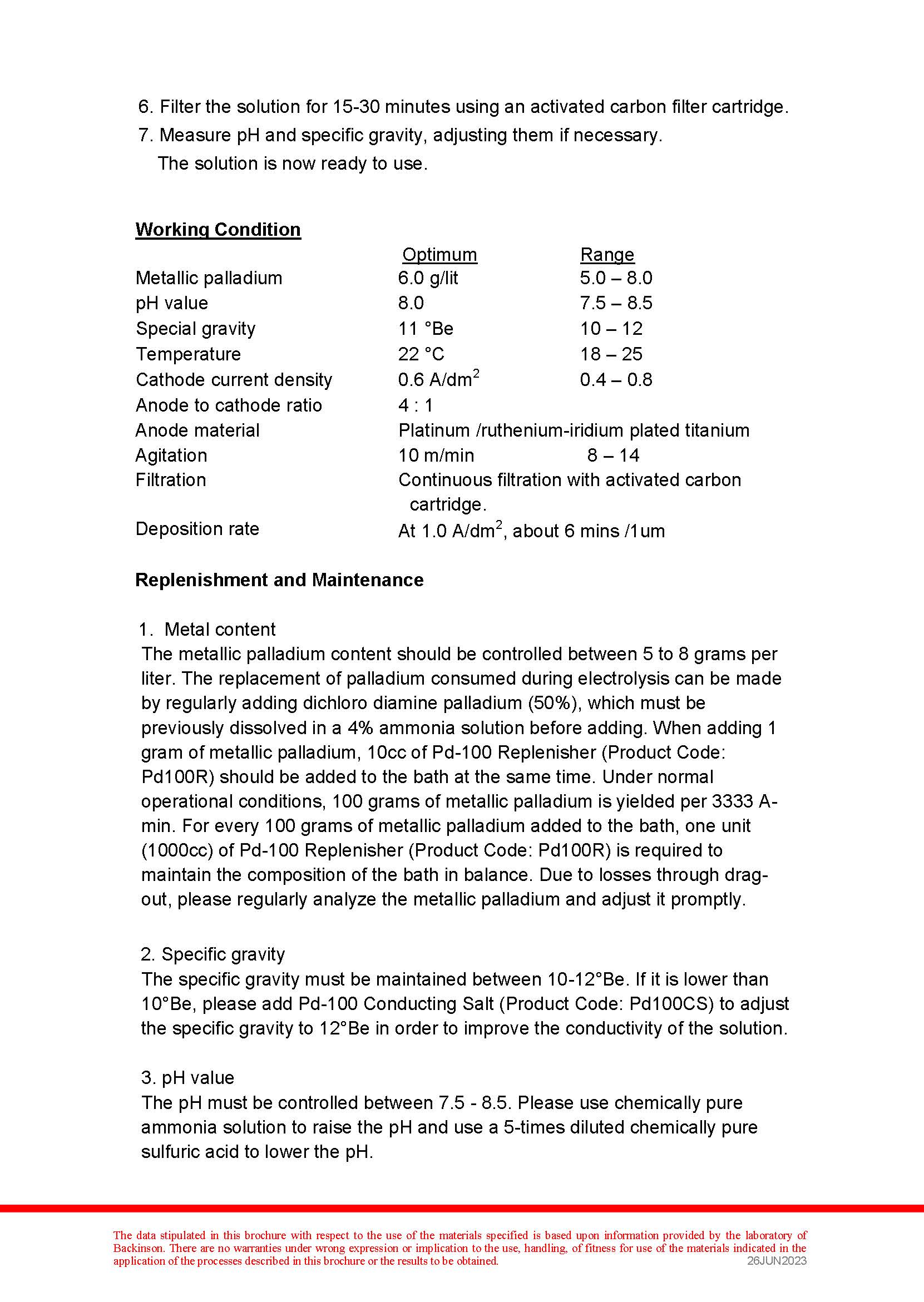 Heavy Pure Palladium Pd-100