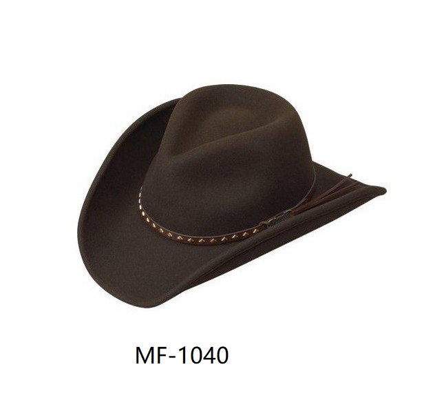 Stylish Cowgirl Hat – Felt Western Hat with Studded Band for Women
