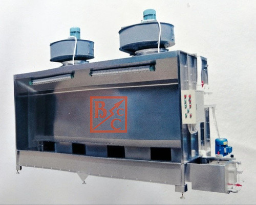 水帘水洗混合式喷呖架漆水帘框SG-1-X
