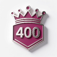 磐达教育成人中文“大师精研包”徽章图标，400小时课程，可家庭共享。