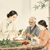 磐达教育学员免费文化活动——包粽子