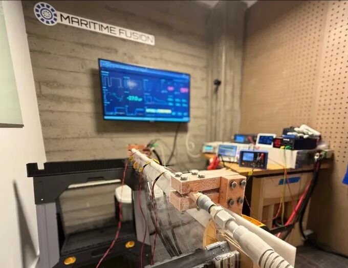 Maritime Fusion的超导电缆正在其车间接受测试。图片来源于 Maritime Fusion