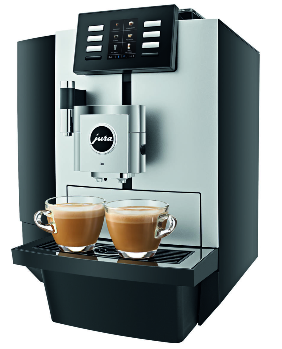 JURA X8——专业的全功能咖啡解决方案