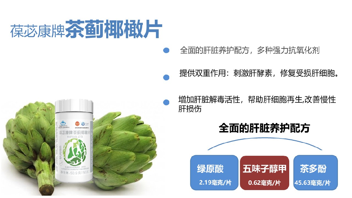 优莎纳®茶蓟椰橄片（肝脏宝）