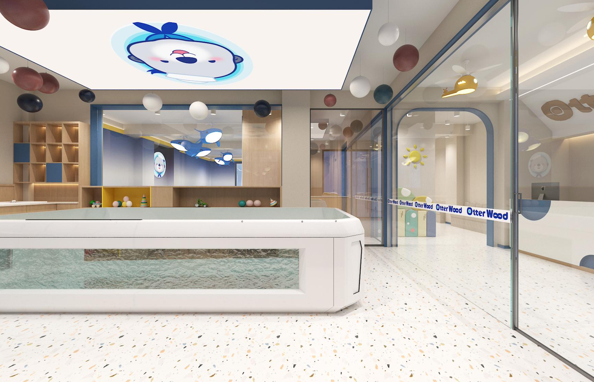 这是上海禧地建设公司游泳馆施工案例