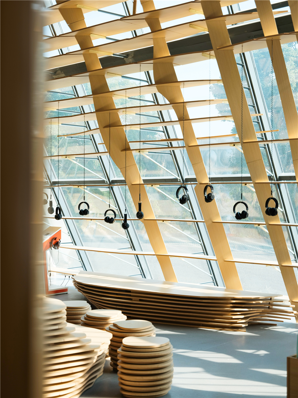 Audio Bookstore Interior