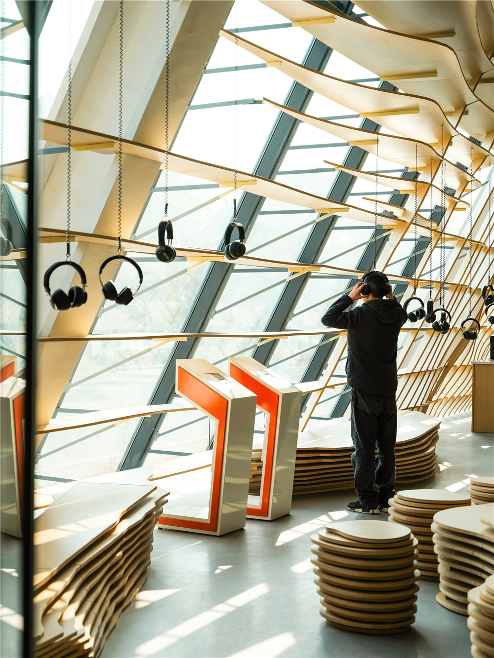 Audio Bookstore Interior