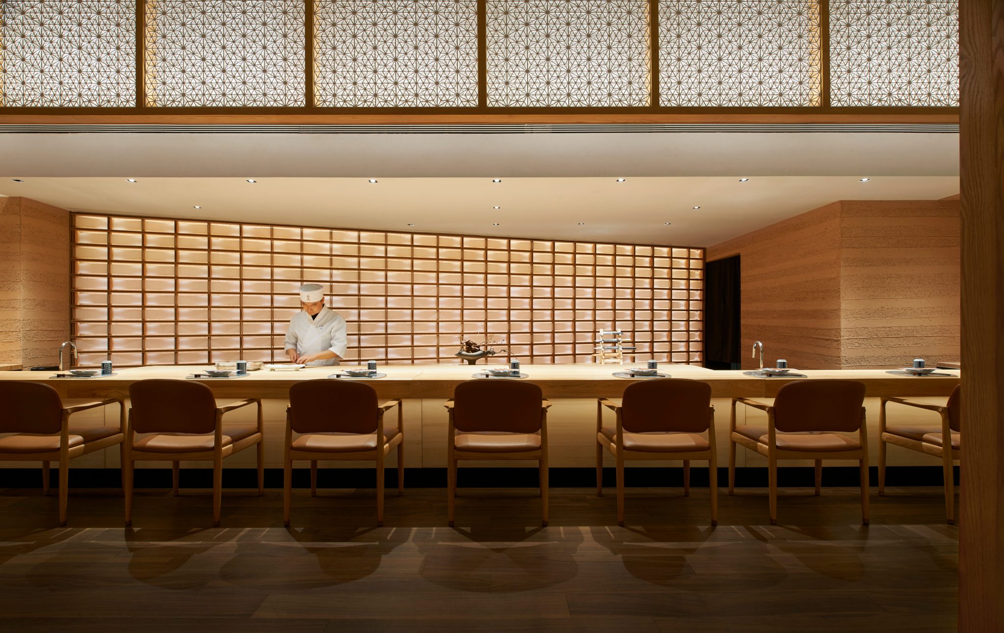 Japanese Bar & Restaurant Interior Furniture Custom