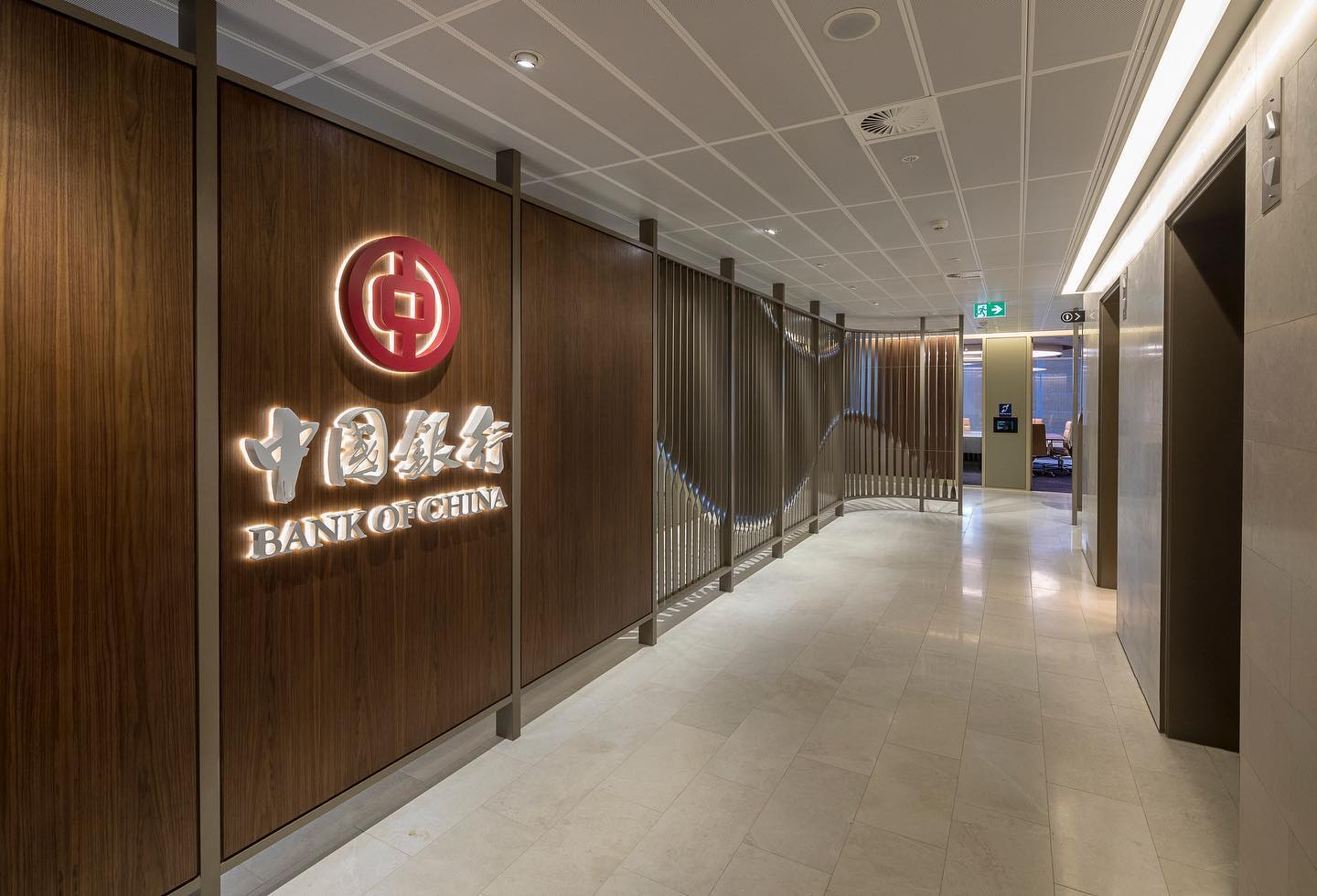 Interior Design and Fit-out for Bank of China