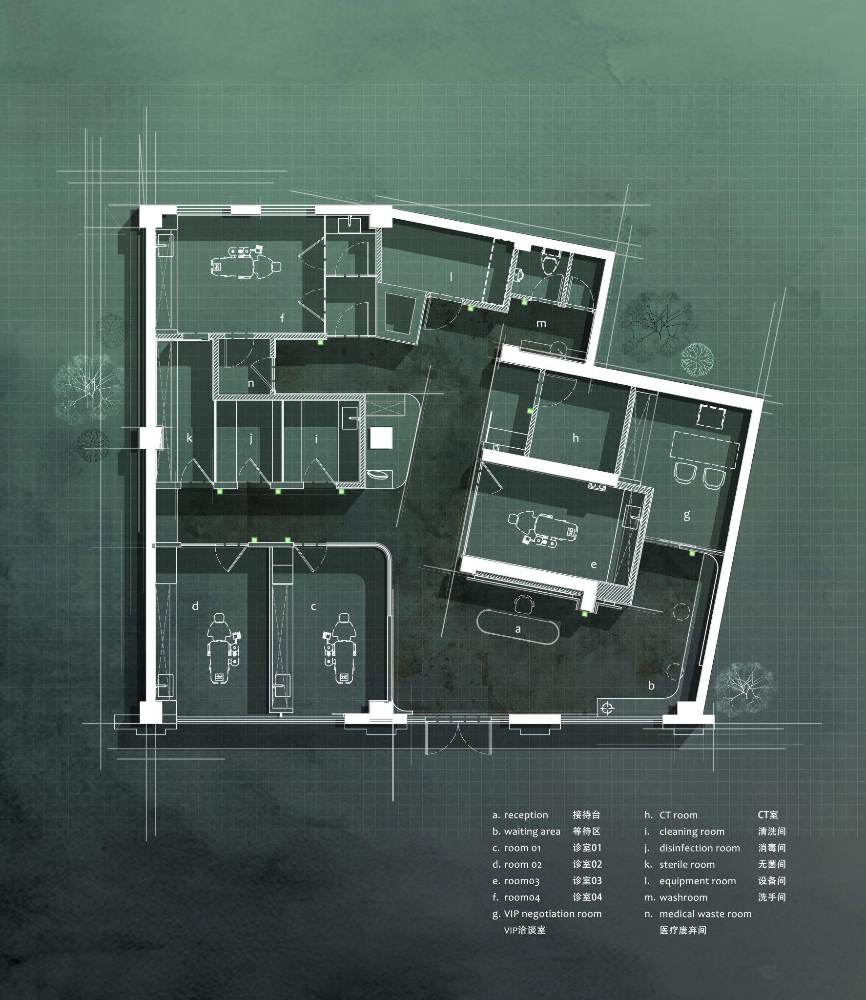 Dental Clinic Interior Floor Plan