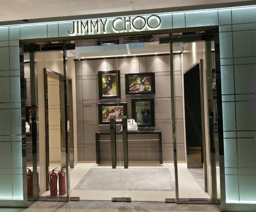 Jimmy Choo Luxury Shoe Store Interior