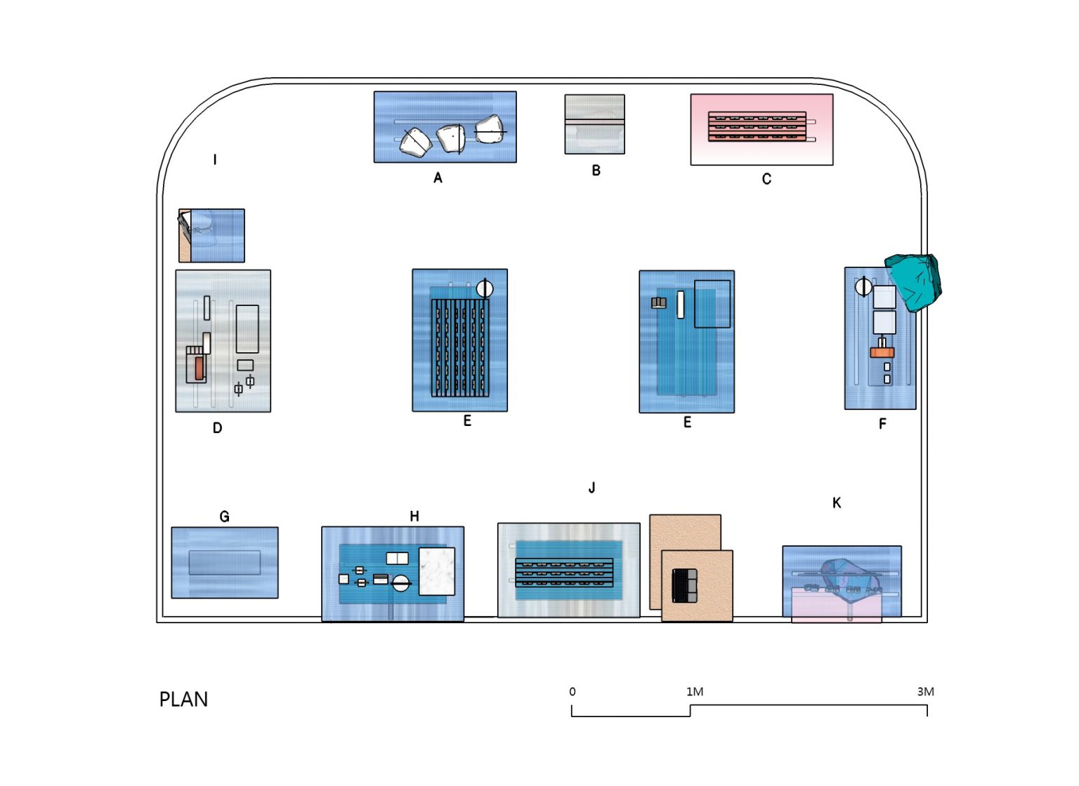 jewelry shop floor plan