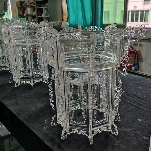 Display transparent acrylic ball-type products, decorative transparent accessories, engineering transparent covers, and processed acrylic display products