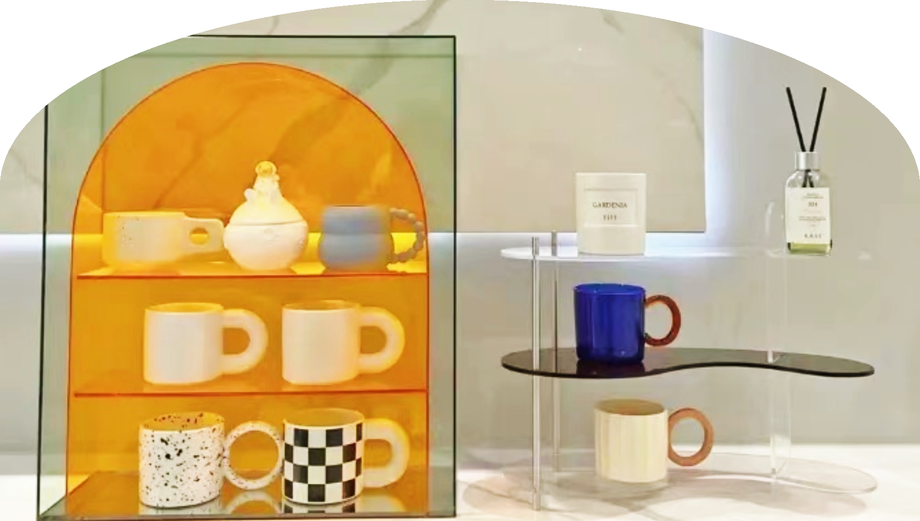 亚克力展示架，亚克力透明货架，有机玻璃工艺品，你感兴趣吗？