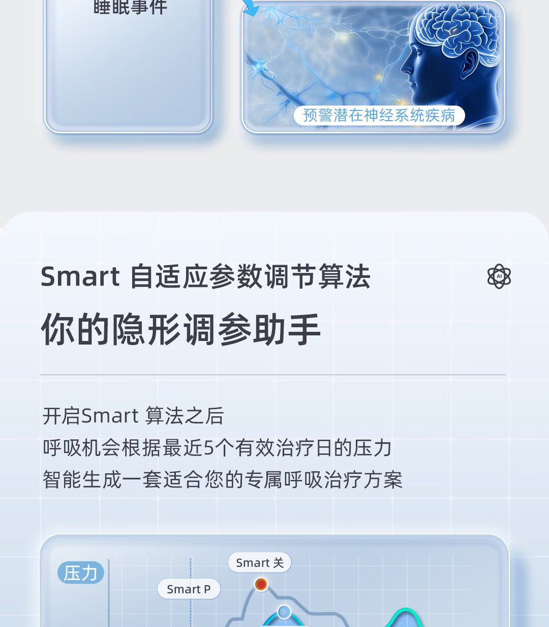 恬梦B20A双水平全自动睡眠呼吸机