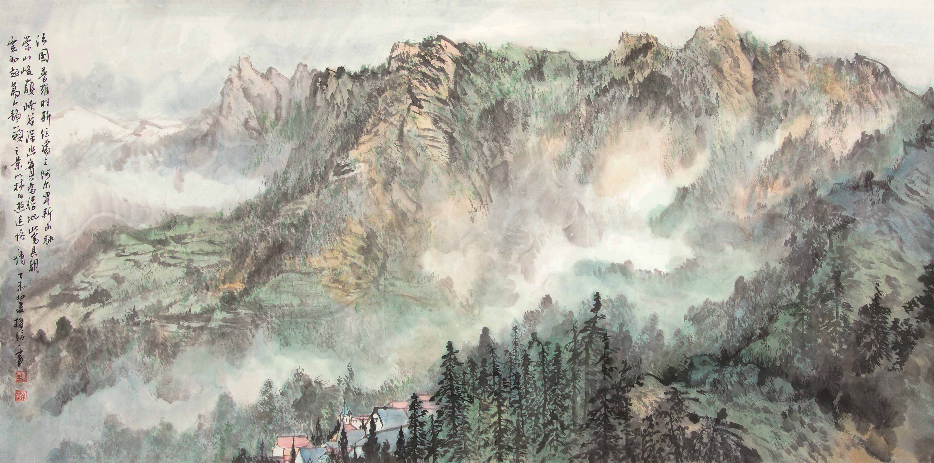中国传统山水画