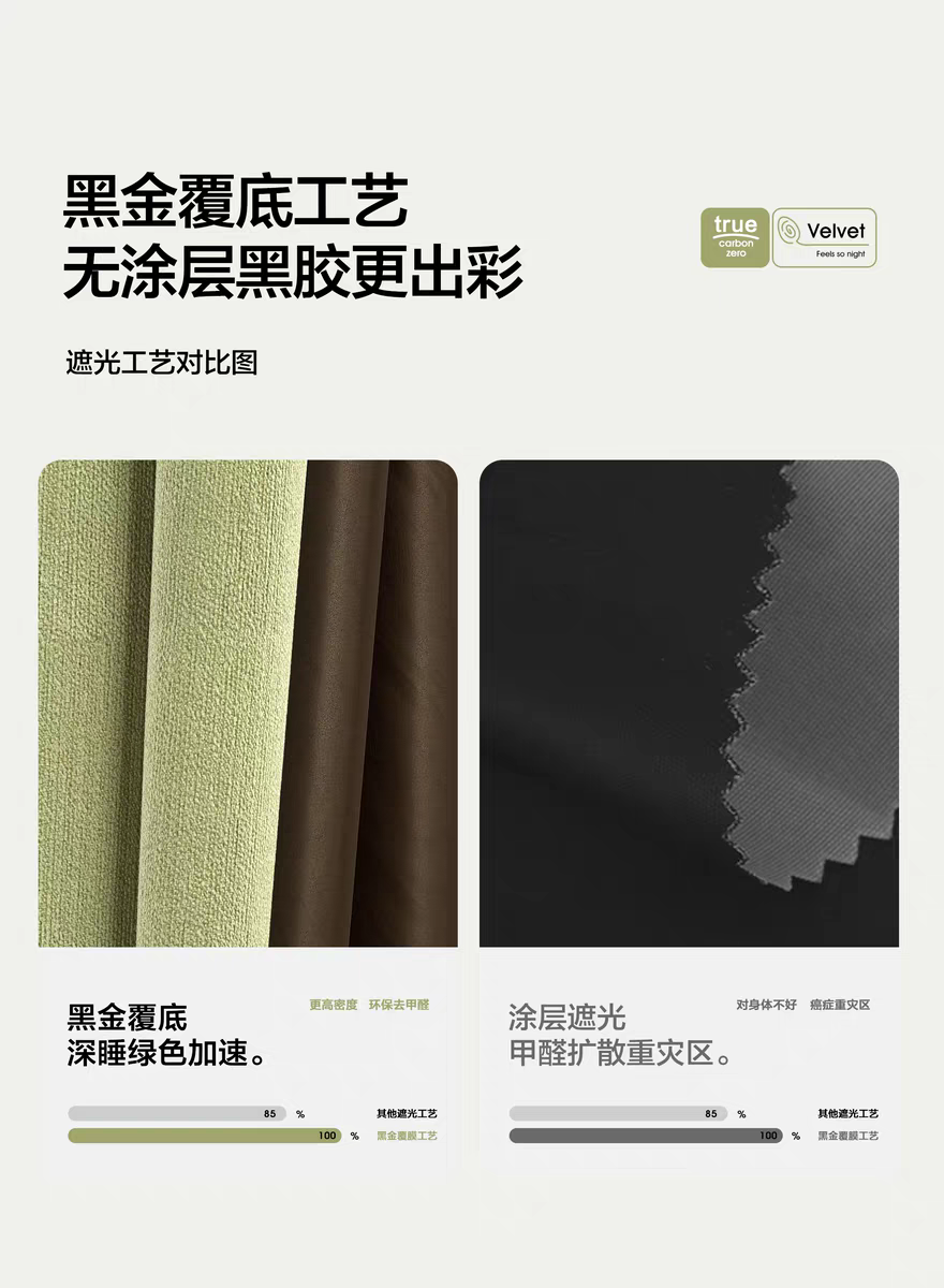 网红款雪尼尔窗帘遮光大师