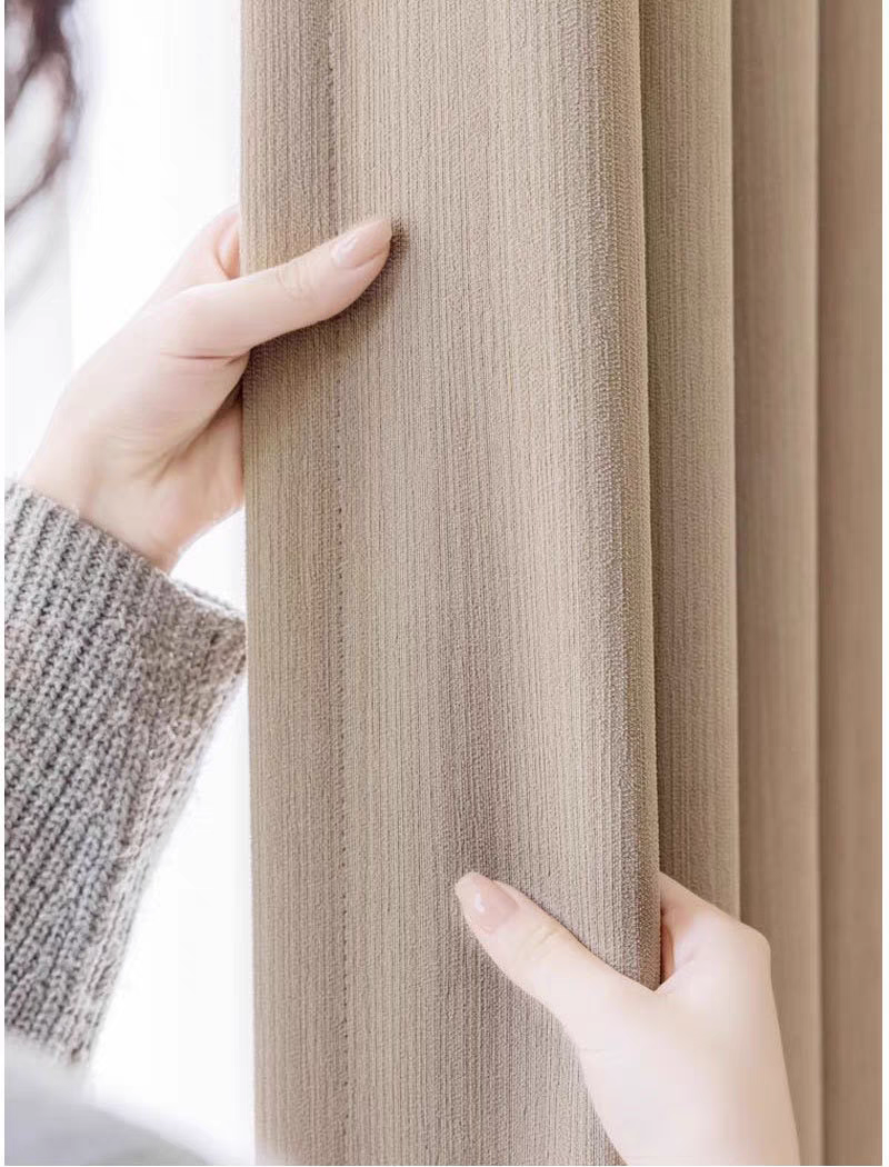 网红款雪尼尔窗帘遮光大师