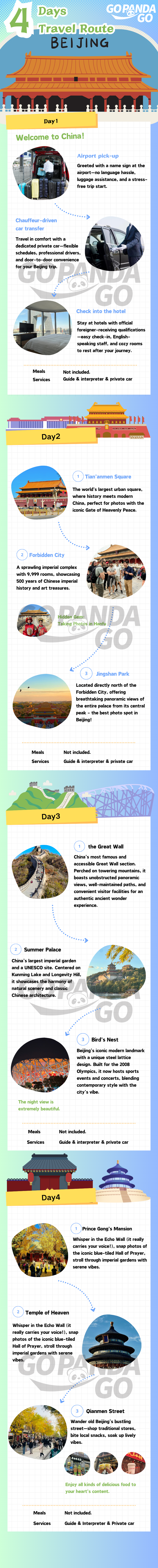 (4 Days) Beijing - Family (‌If traveling with a child under 1.4m)