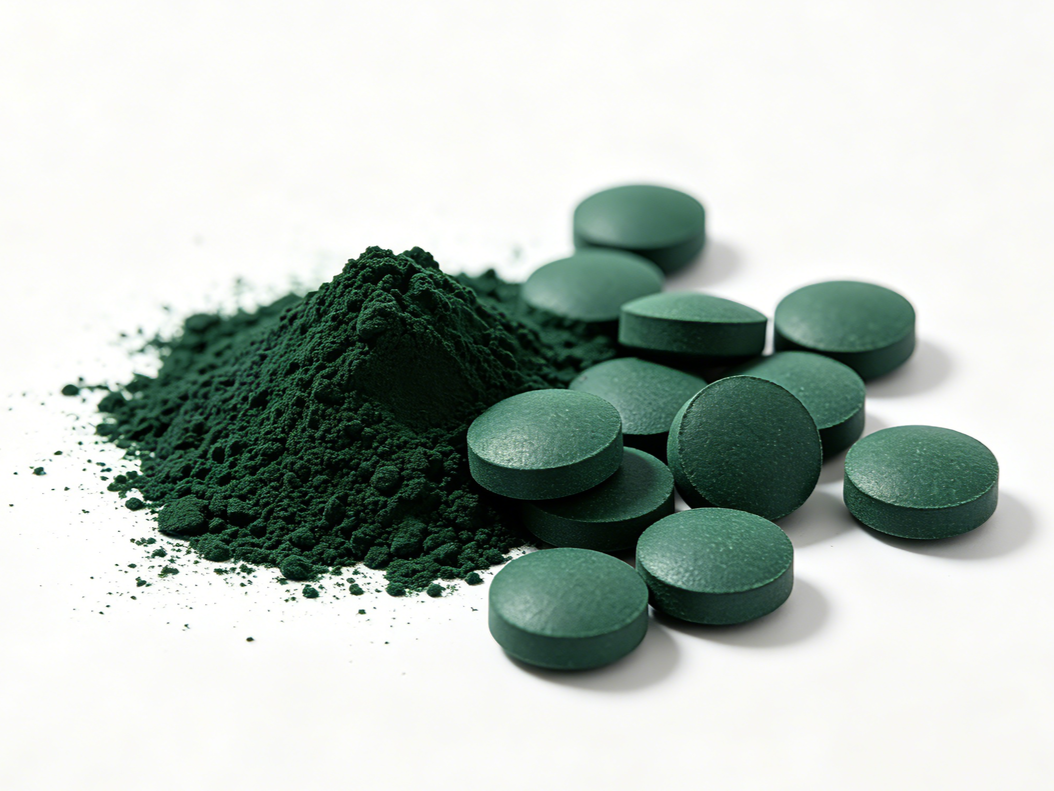 spirulina powder, spirulina tablet