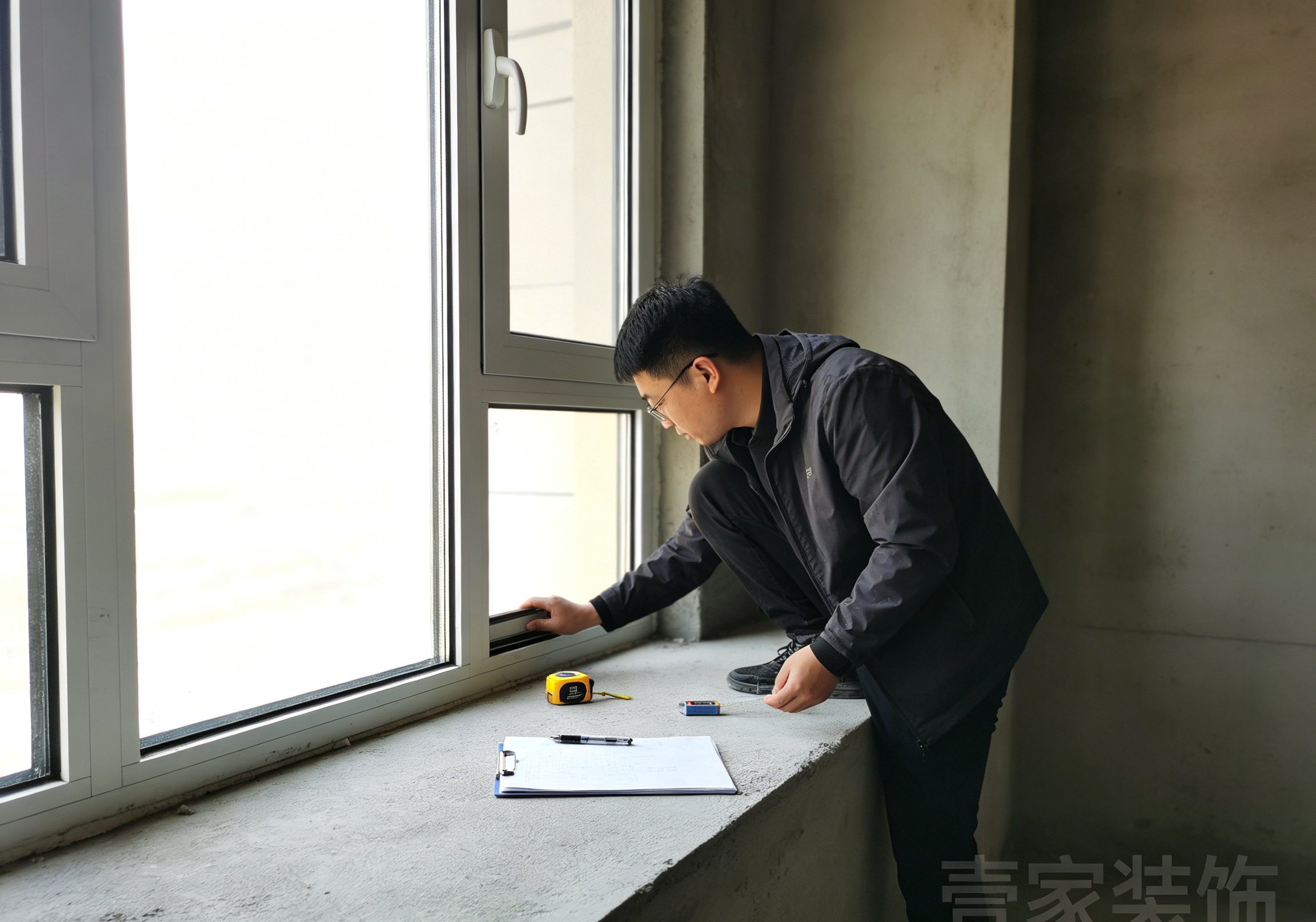 长治新房门窗密封与开合查验实拍｜壹家装饰