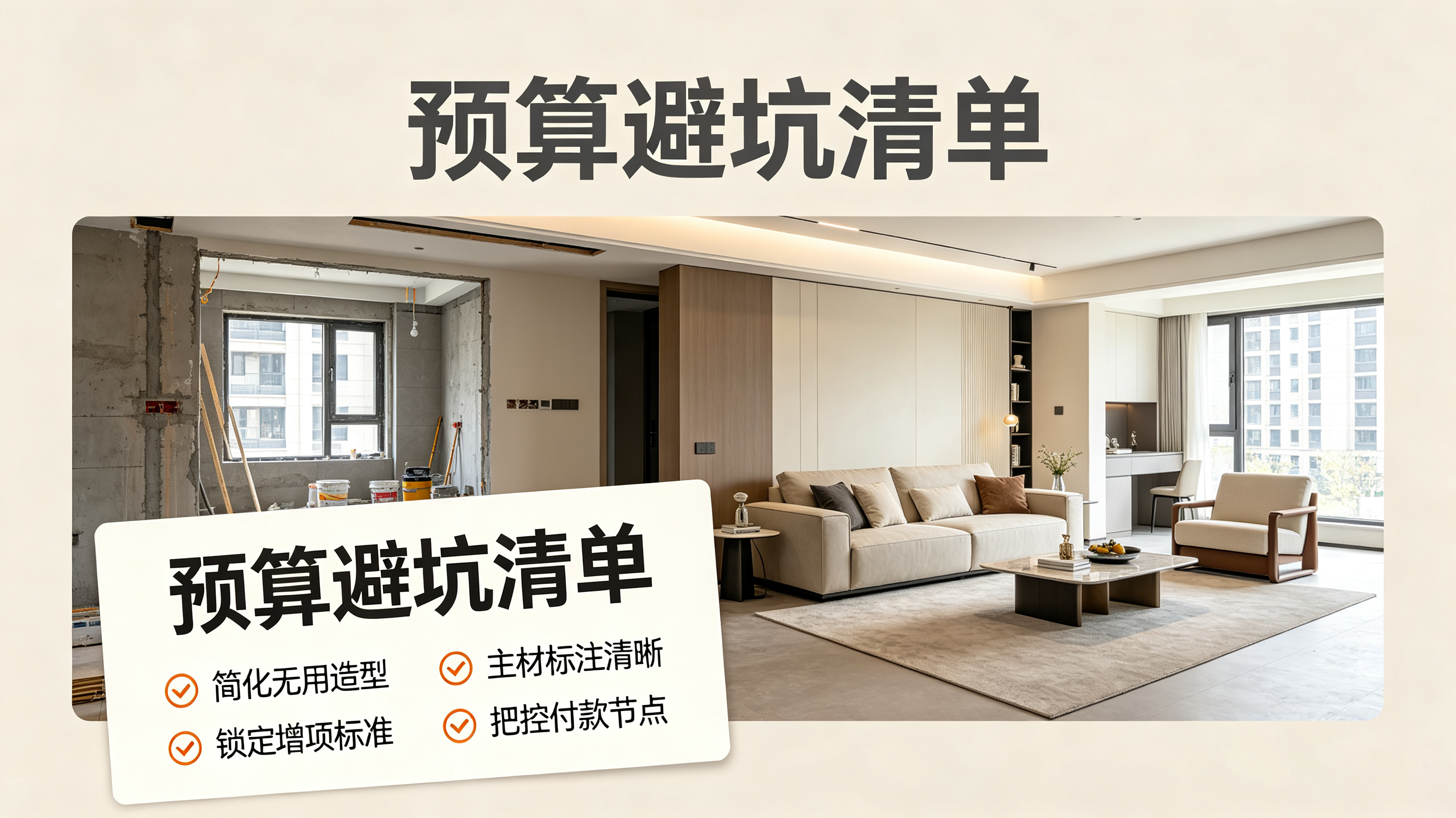装修预算必坑清单