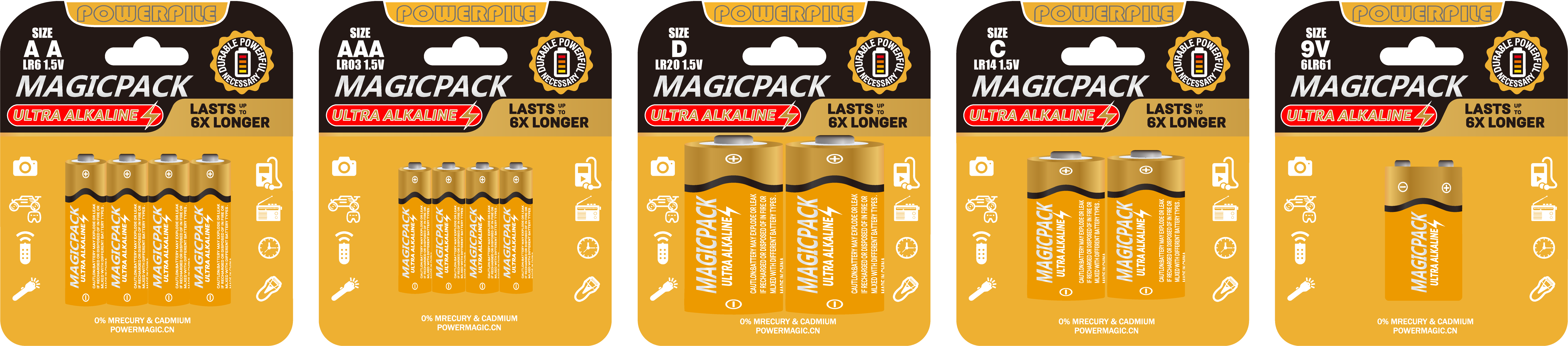 MAGICPACK ULTRA ALKALINE BATTERY(POWERPACK)