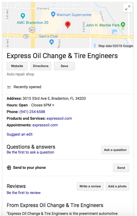 Google My Business在本地面板中测试新业务的未来开放日期