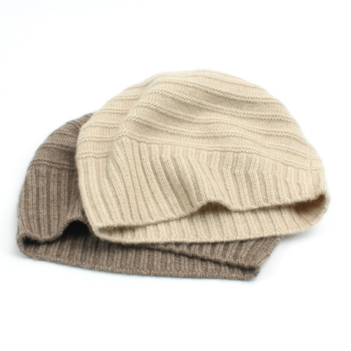 100% Pure Cashmere Hat  | BR8229-2 | 2 Colors