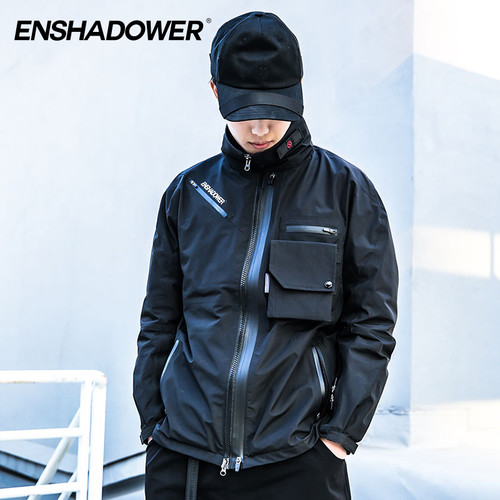 ENSHADOWER隐蔽者可折叠连帽压胶冲锋衣夹克（口袋单元需购买）